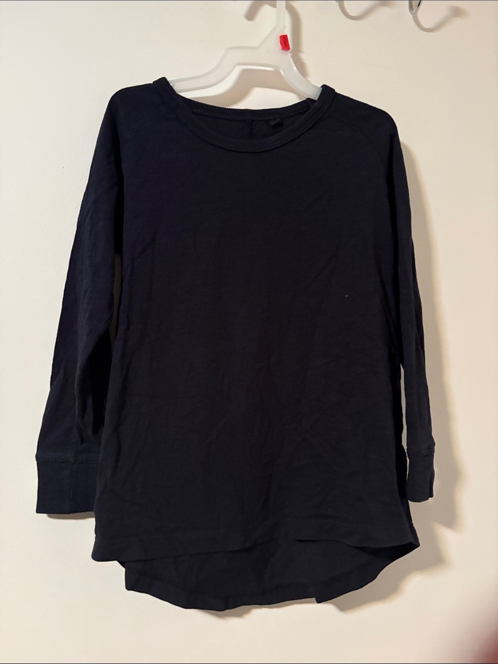 next Navy Long Sleeve Crew Neck Top